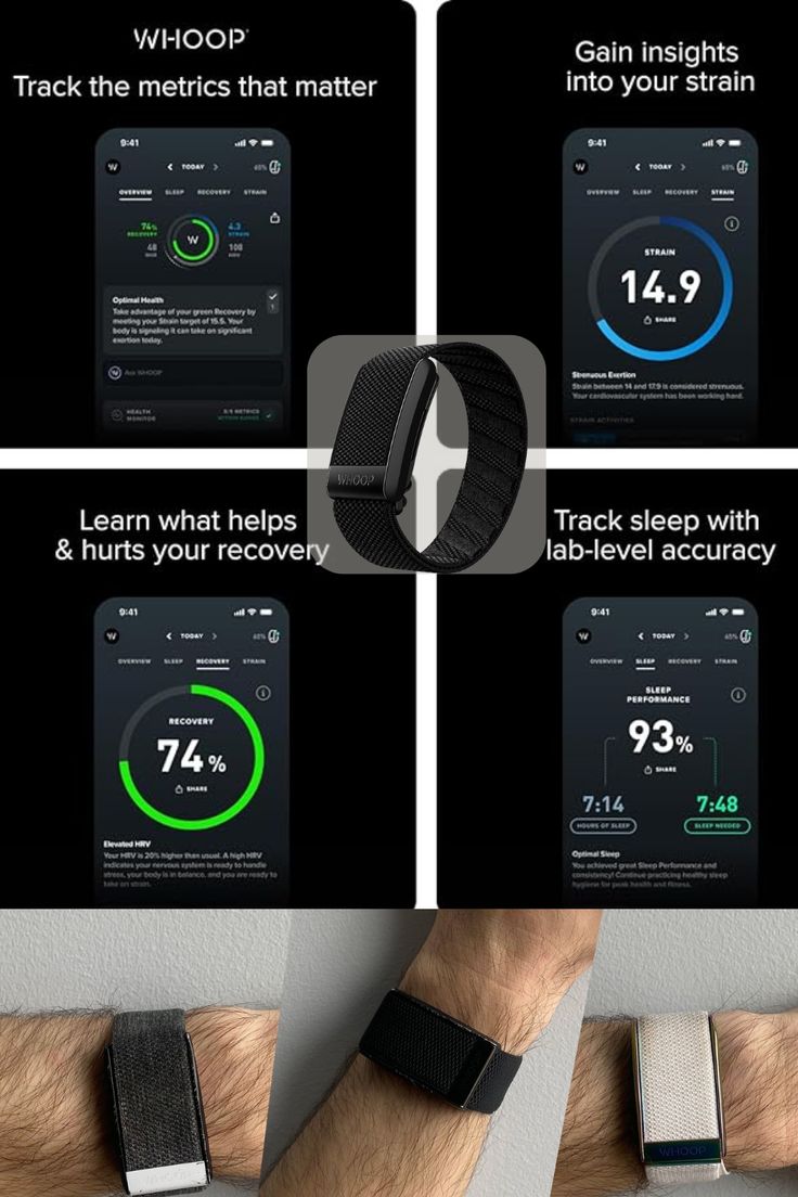 Whoop 5.0 Health & Fitness Wearable – Blood Pressure Insights, Tracker