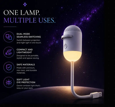 Portable Mini USB Starry Sky Projection Lamp