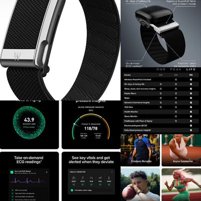 Whoop 5.0 Health & Fitness Wearable – Blood Pressure Insights, Tracker