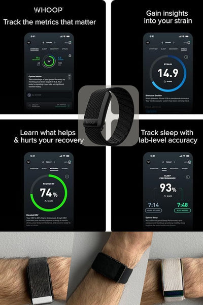 Whoop 5.0 Health & Fitness Wearable – Blood Pressure Insights, Tracker